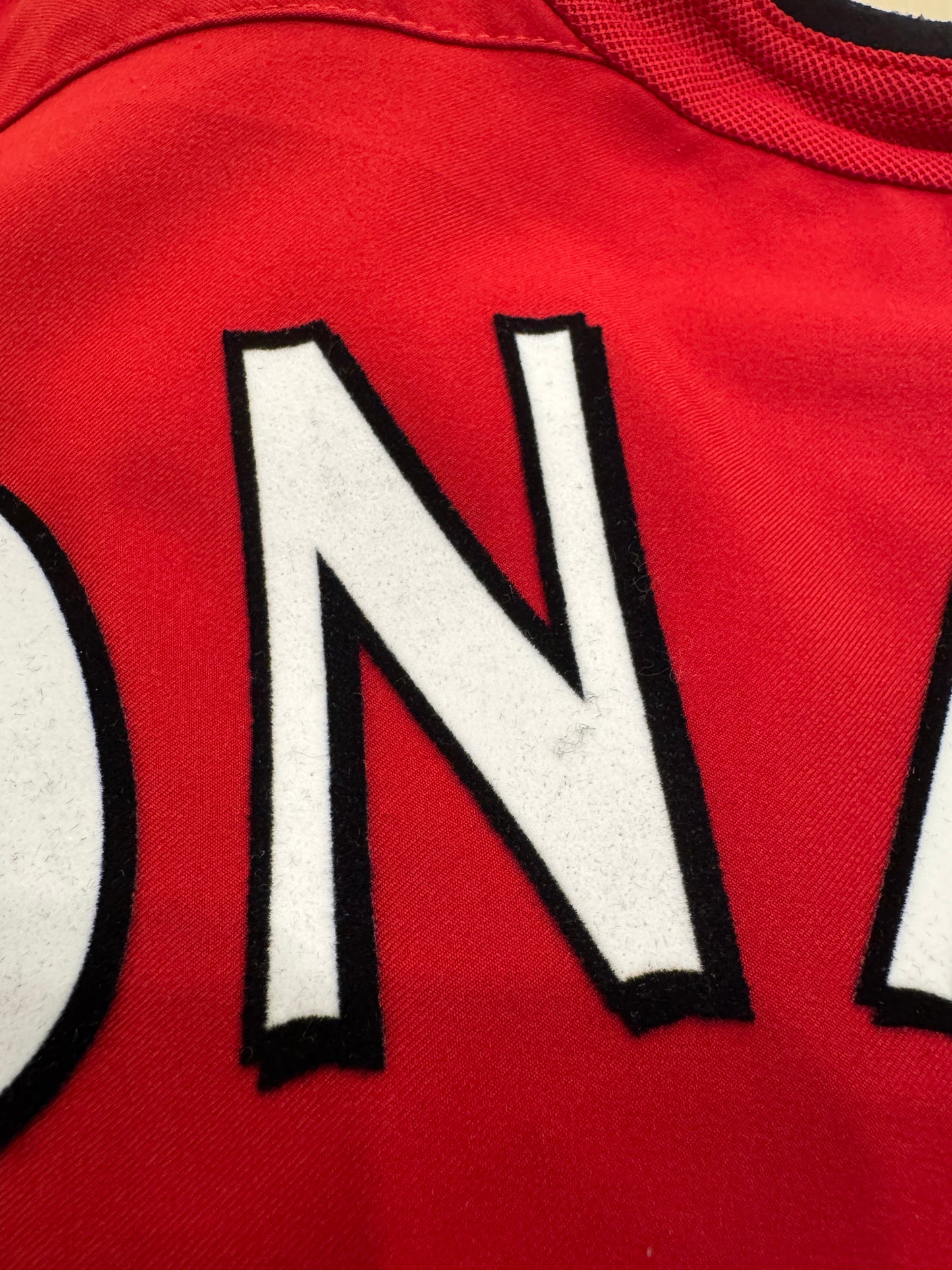 Manchester United 2003 Ronaldo #7 Home Shirt w/ Patches - L