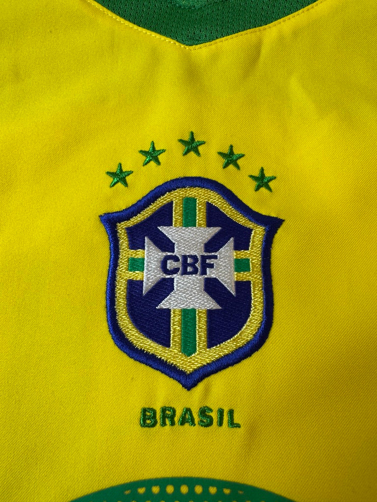 Brazil 2004 Ronaldo #9 Home Shirt - M