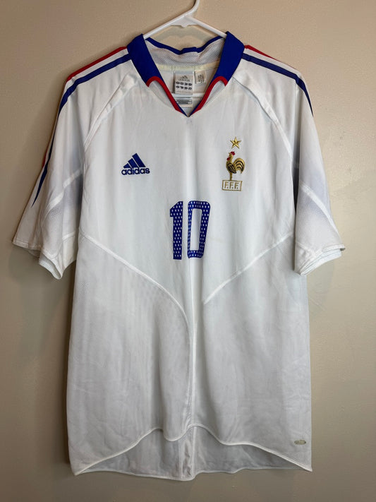 France 2006/07 Zinedine Zidane #10 Away Shirt | Retro Screamers