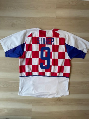Croatia 2002 Suker #9 Home Shirt - L