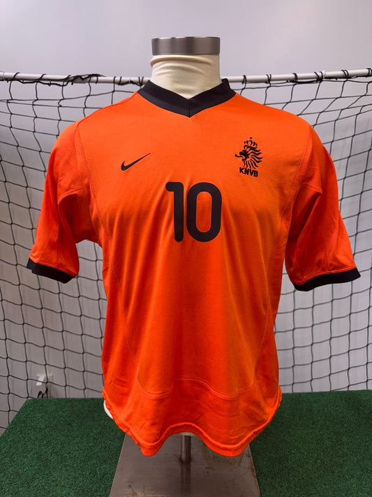 Netherlands 2000/01 Bergkamp #10 Home | Retro Screamers