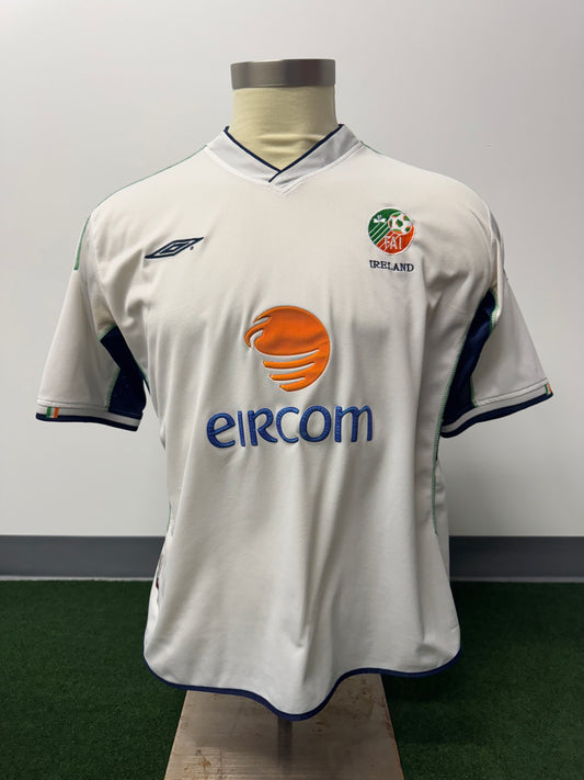 Ireland 2002 Duff #9 Away Shirt - M