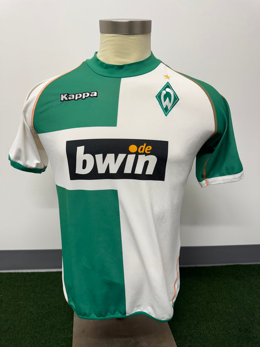 Werder Bremen 2006/07 Naldo #4 Home Shirt | Retro Screamers