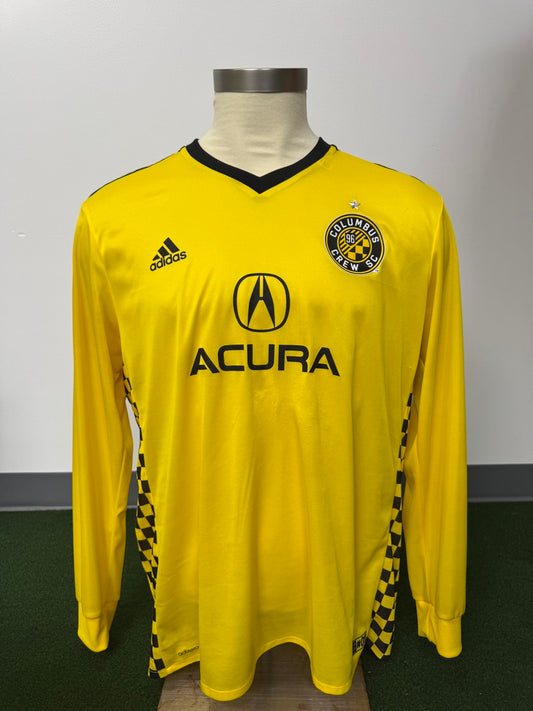 Columbus Crew 2017/19 Will Trapp #20 Longsleeve Home Shirt | Retro Screamers