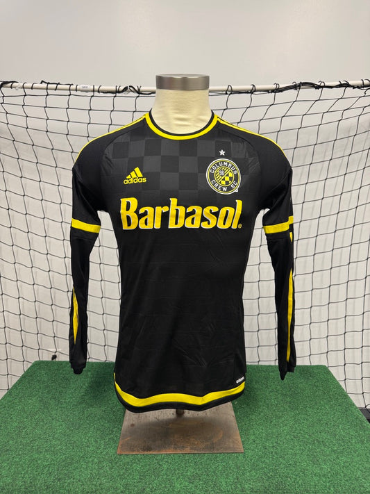 Columbus Crew 2015/16 Ethan Finlay #13 Player Issue Longsleeve Away Shirt | Retro Screamers