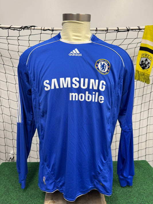 Chelsea 2006/07 Didier Drogba #11 Home Longsleeve | Retro Screamers