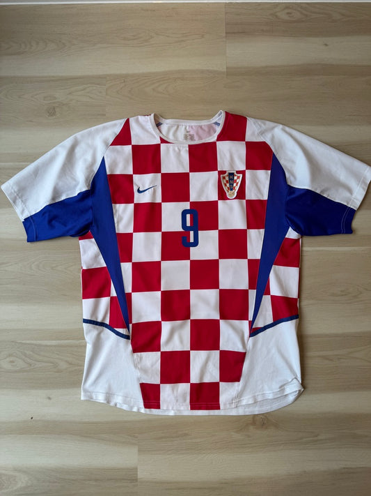 Croatia 2002 Suker #9 Home Shirt - L
