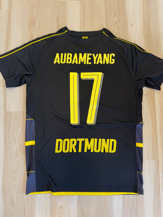 Dortmund 2016 Aubameyang #17 Away Shirt - L