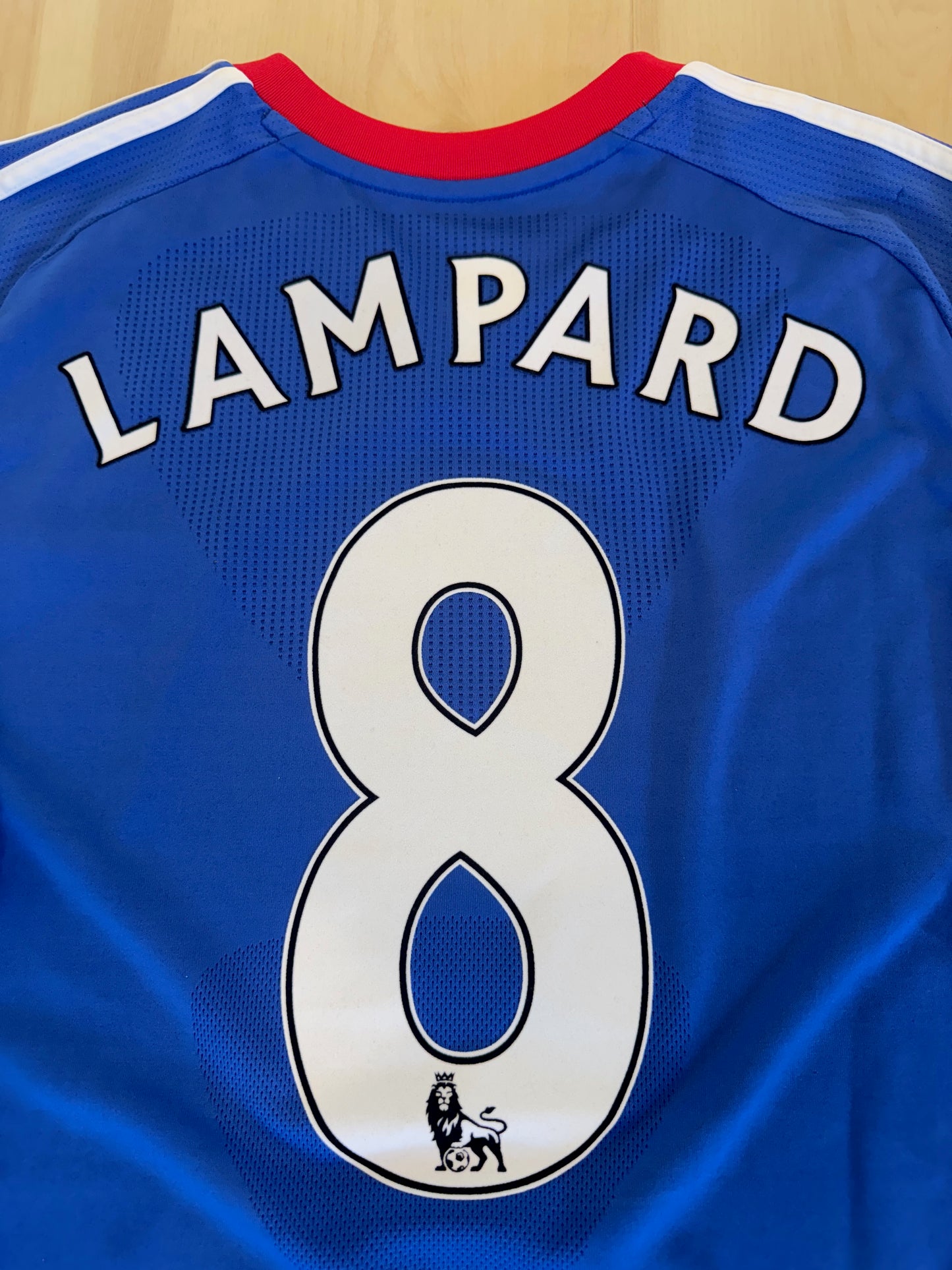 Chelsea 2010 Lampard #11 Home Shirt w/ Patches - L