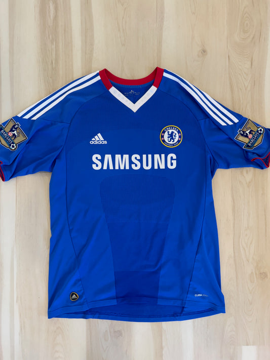 Chelsea 2010 Lampard #11 Home Shirt w/ Patches - L