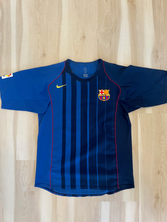Barcelona 2004 Larsson #7 Away Shirt - L