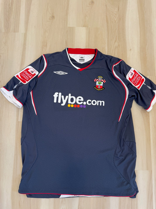 Southampton 2008 Lallana #20 Away Shirt w/ Patches - XL