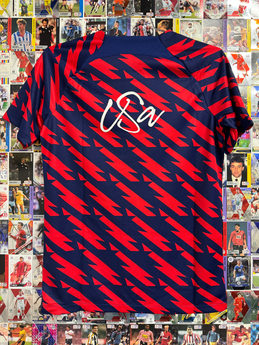USA USWNT 2023/24 Pre-Match Shirt - M