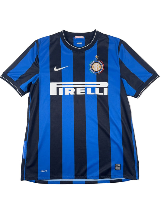Inter Milan 2009/10 Mario Balotelli #45 Home Shirt - L