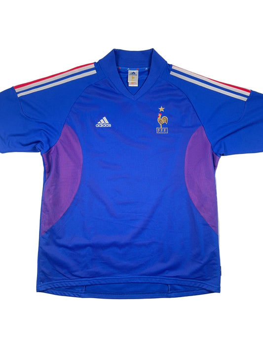 France 2002/03 Zinedine Zidane #10 Home Shirt - XL