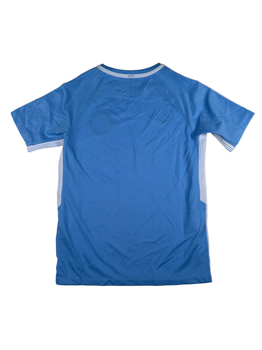 Manchester City 2017/18 Home Shirt - YM