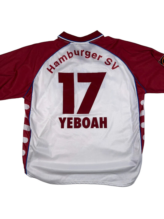 Hamburg SV 1999/00 Tony Yeboah #17 Match Prepared Home Shirt - XL