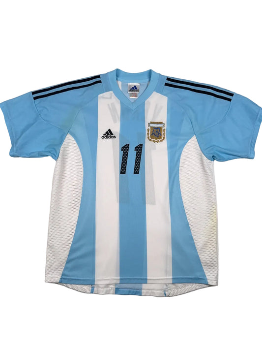 Argentina 2002/04 Juan Sebastián Verón #11 Home Shirt - L
