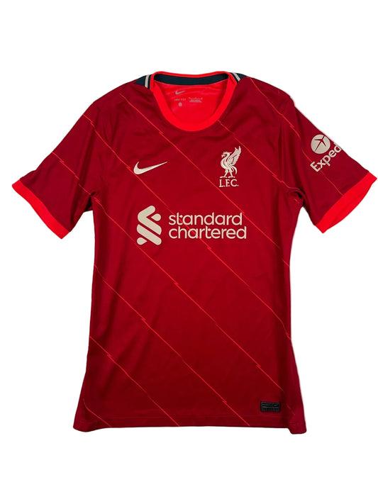 Liverpool 2021/22 Mo Salah #11 Home Shirt - M