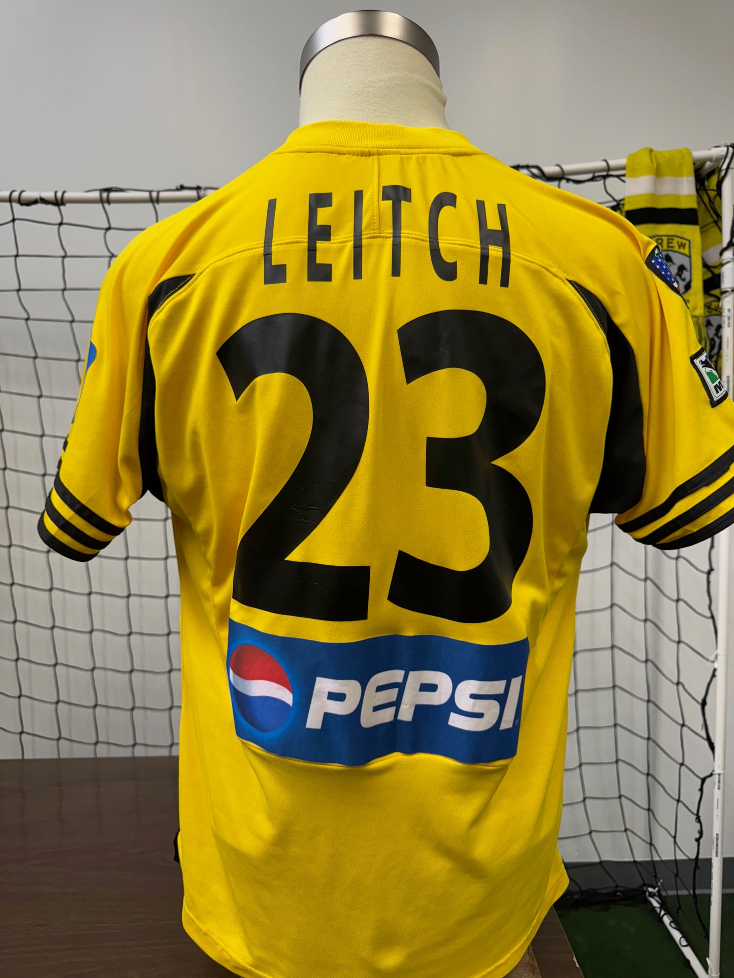 Columbus Crew 2002 Leitch #23 Home Match Issue - M