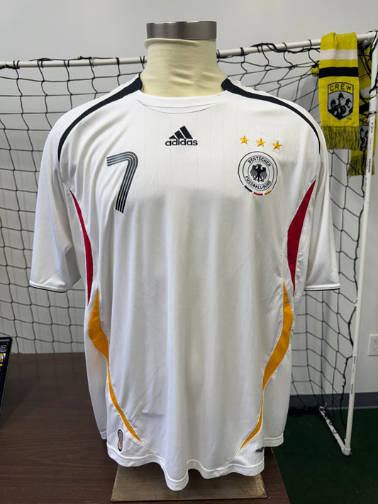 Germany 2006/07 Bastian Schweinsteiger #7 Home Shirt | Retro Screamers