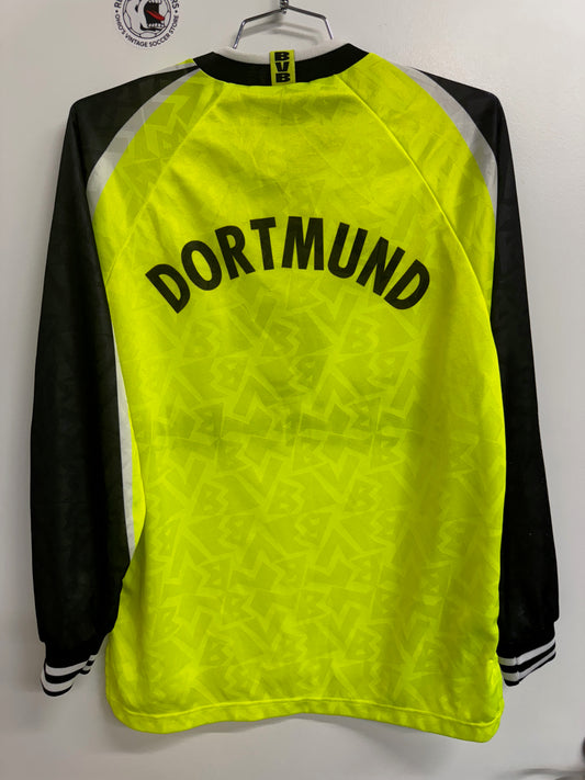 Borussia Dortmund 1995 Home Longsleeve Shirt - M
