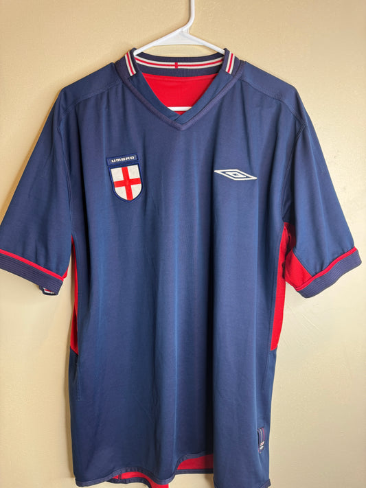 England Reversible 2002/04 Away Shirt | Retro Screamers