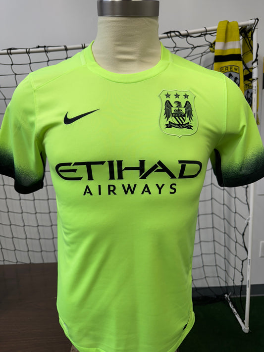 Manchester City 2015/16 Sergio Kun Aguero #10 3rd Shirt | Retro Screamers