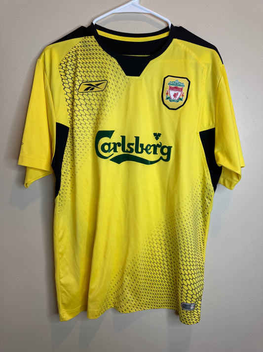 Liverpool 2004/05 Djibril Cisse #9 Away Shirt | Retro Screamers