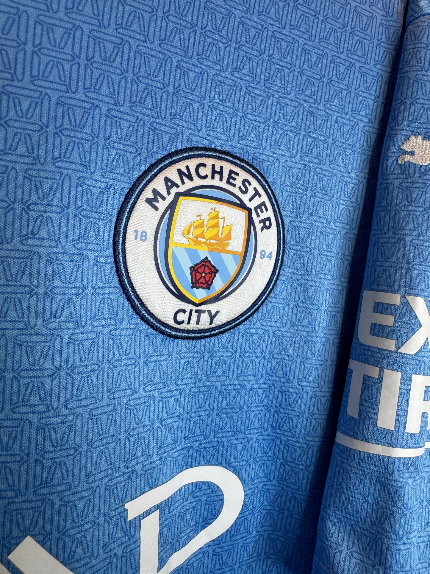 Manchester City 2021 Foden #47 Home Shirt - L