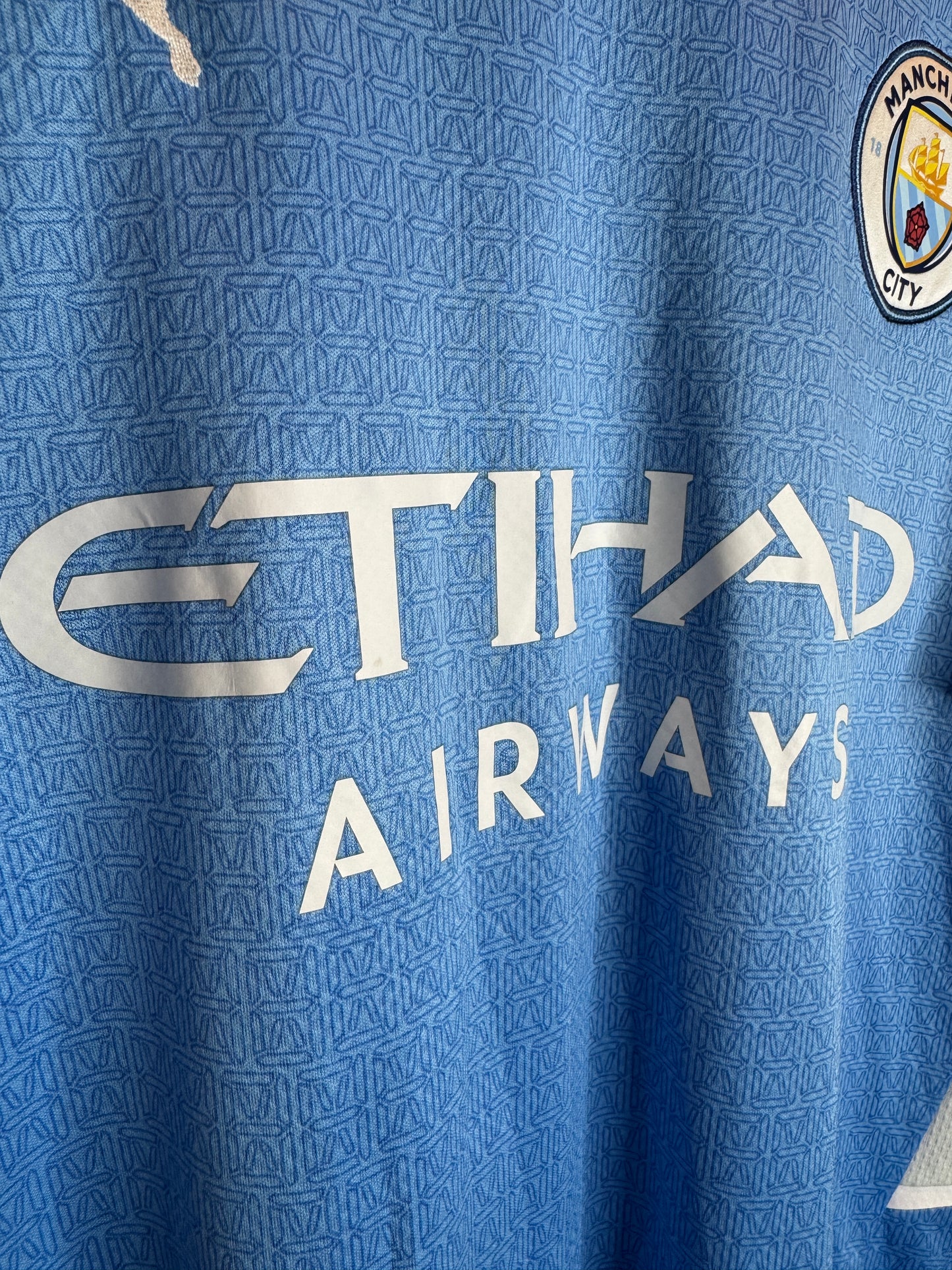 Manchester City 2021 Foden #47 Home Shirt - L