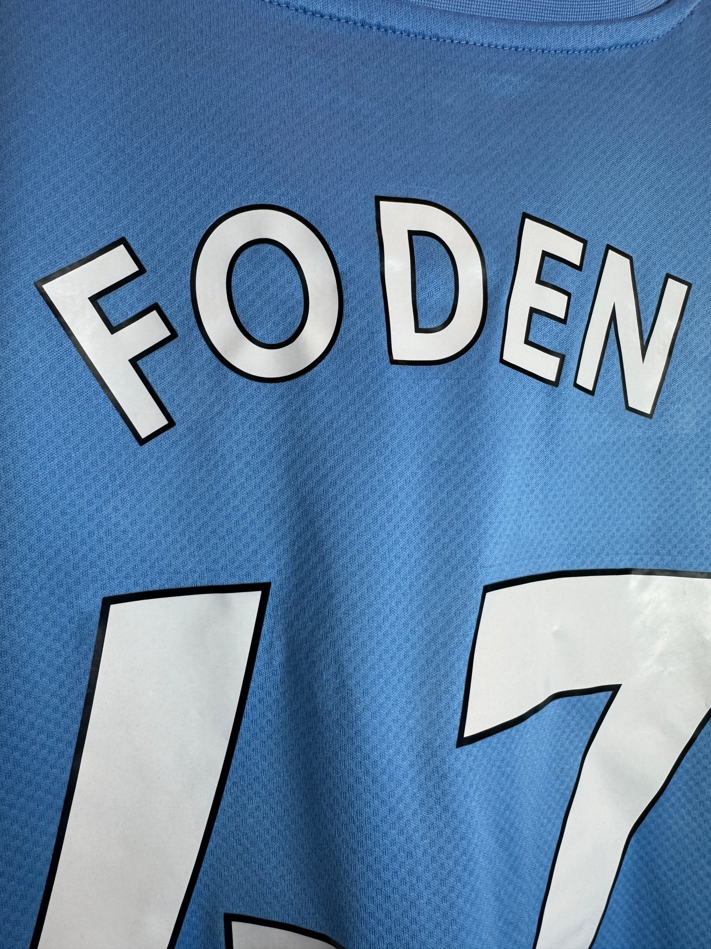 Manchester City 2021 Foden #47 Home Shirt - L