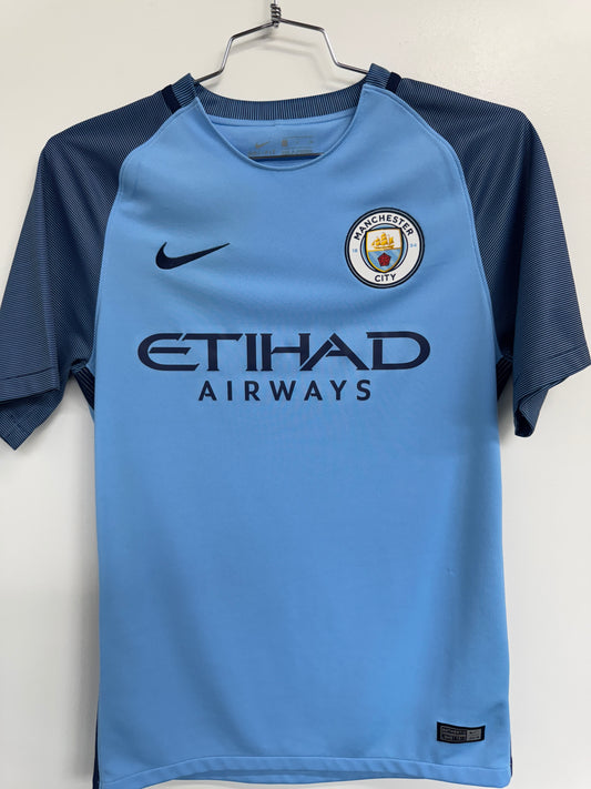 Manchester City 2016/17 Gabriel Jesus #33 Home Shirt | Retro Screamers