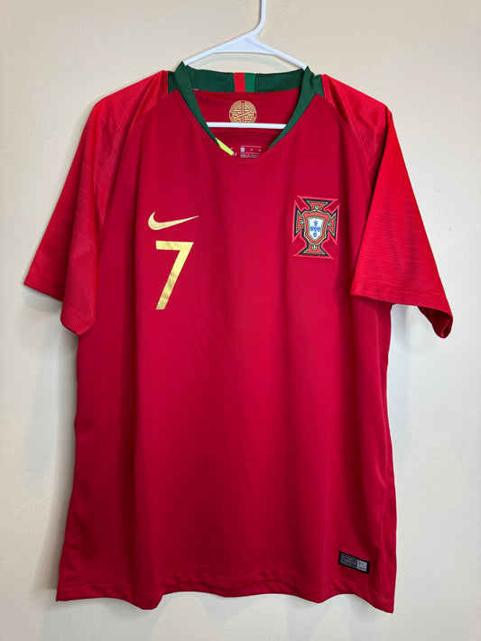 Portugal 2018/19 Cristiano Ronaldo #7 Home Shirt | Retro Screamers