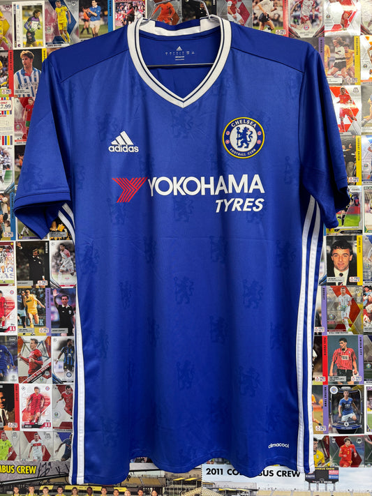 Chelsea 2016/17 Eden Hazard #10 Home Shirt | Retro Screamers