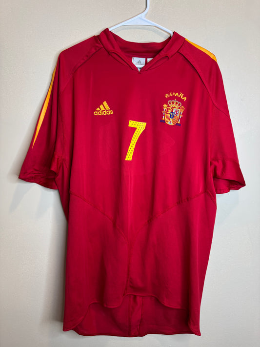 Spain 2004/05 Raul #9 Home Shirt | Retro Screamers
