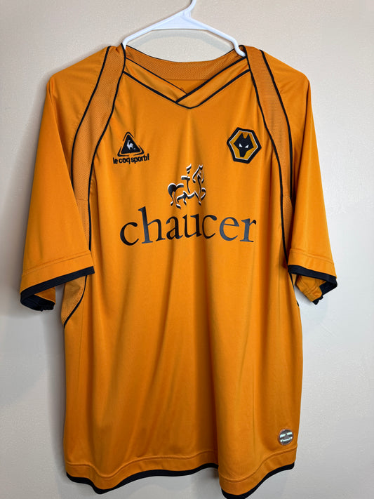 Wolves 2006 Home Shirt - L