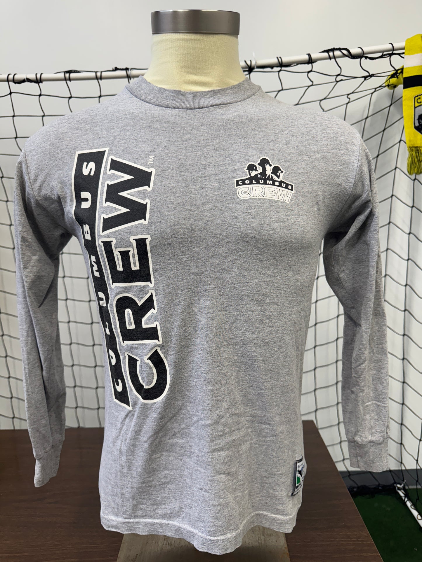 Columbus Crew 90's Vintage Made in USA Score First Longsleeve Tee - M