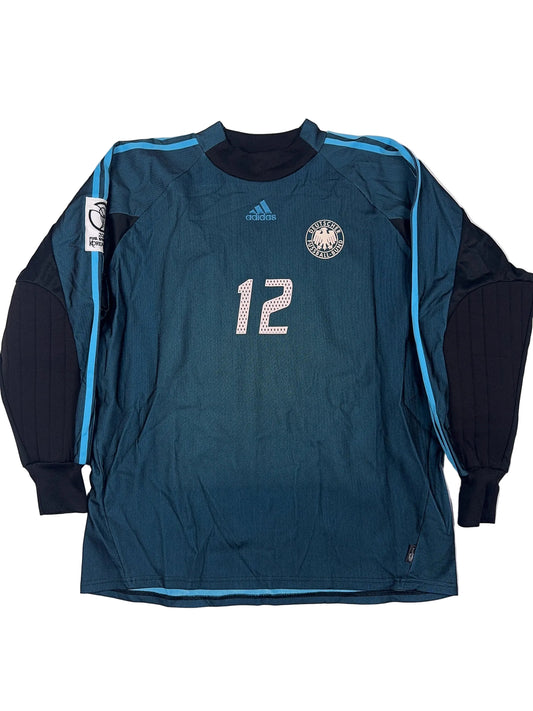 Germany 2002/03 Jens Lehman #12 2002 World Cup Player Issued Goalkeeper Shirt - XL