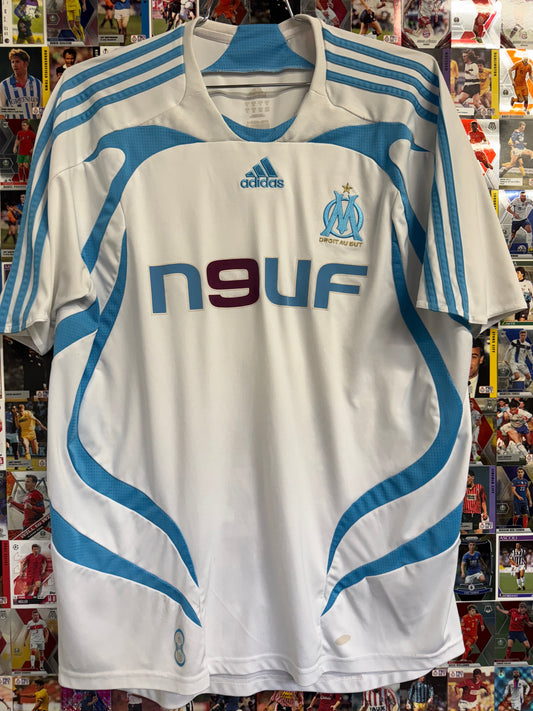 Marseille 2007/08 Djibril Cisse #9 Home Shirt | Retro Screamers