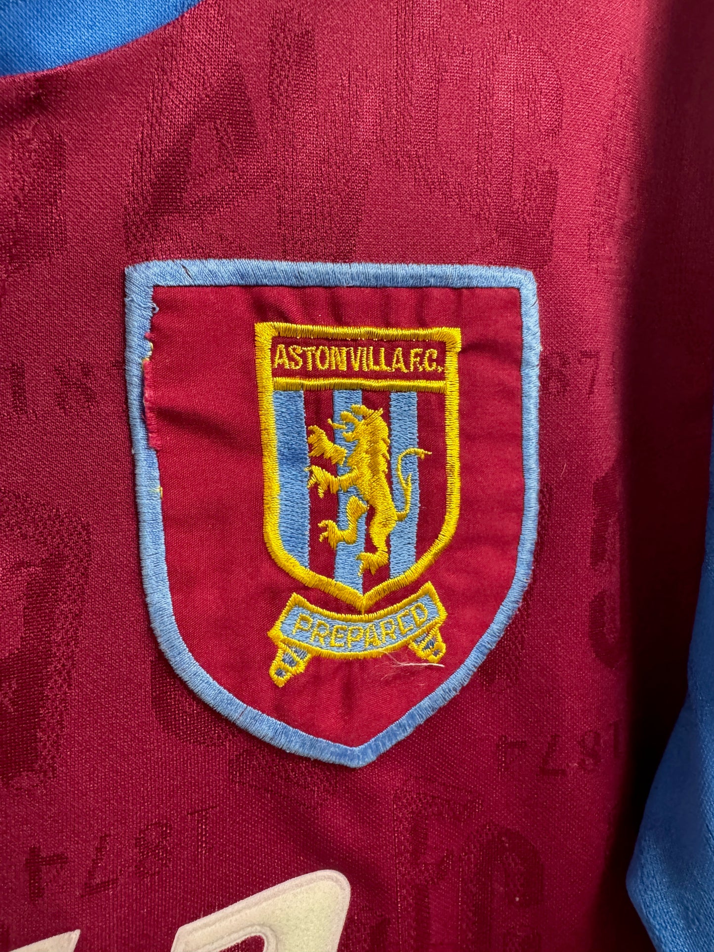 Aston Villa 1992 Home Shirt - L