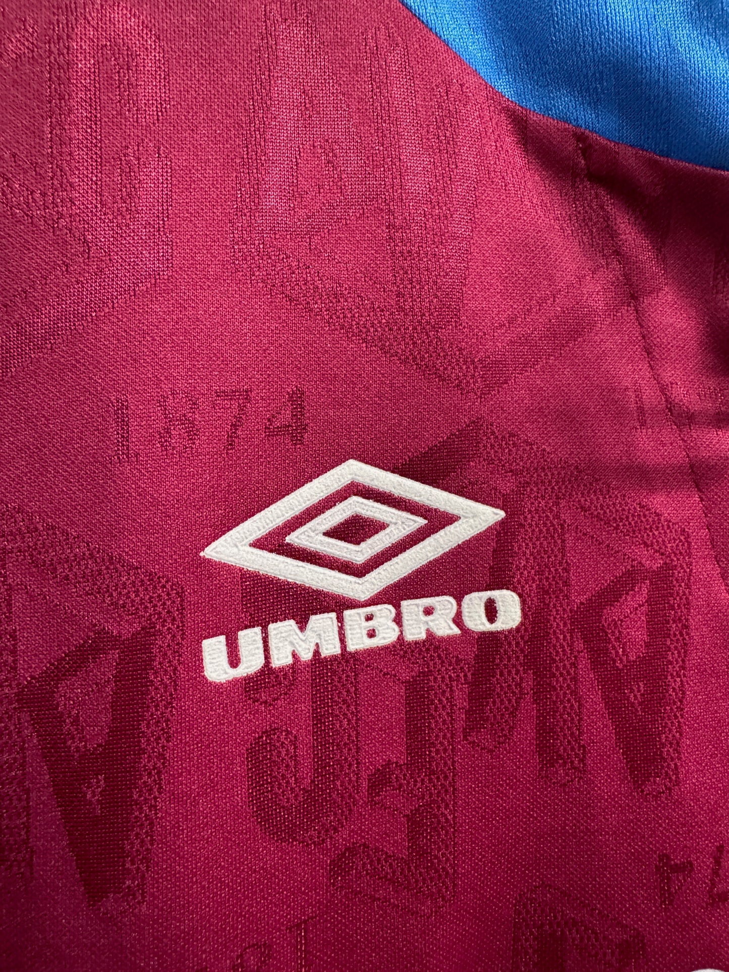 Aston Villa 1992 Home Shirt - L