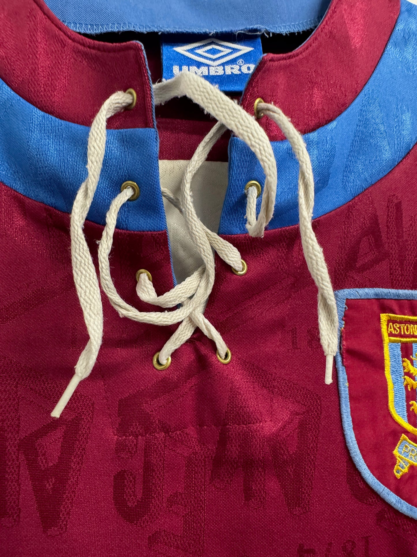 Aston Villa 1992 Home Shirt - L
