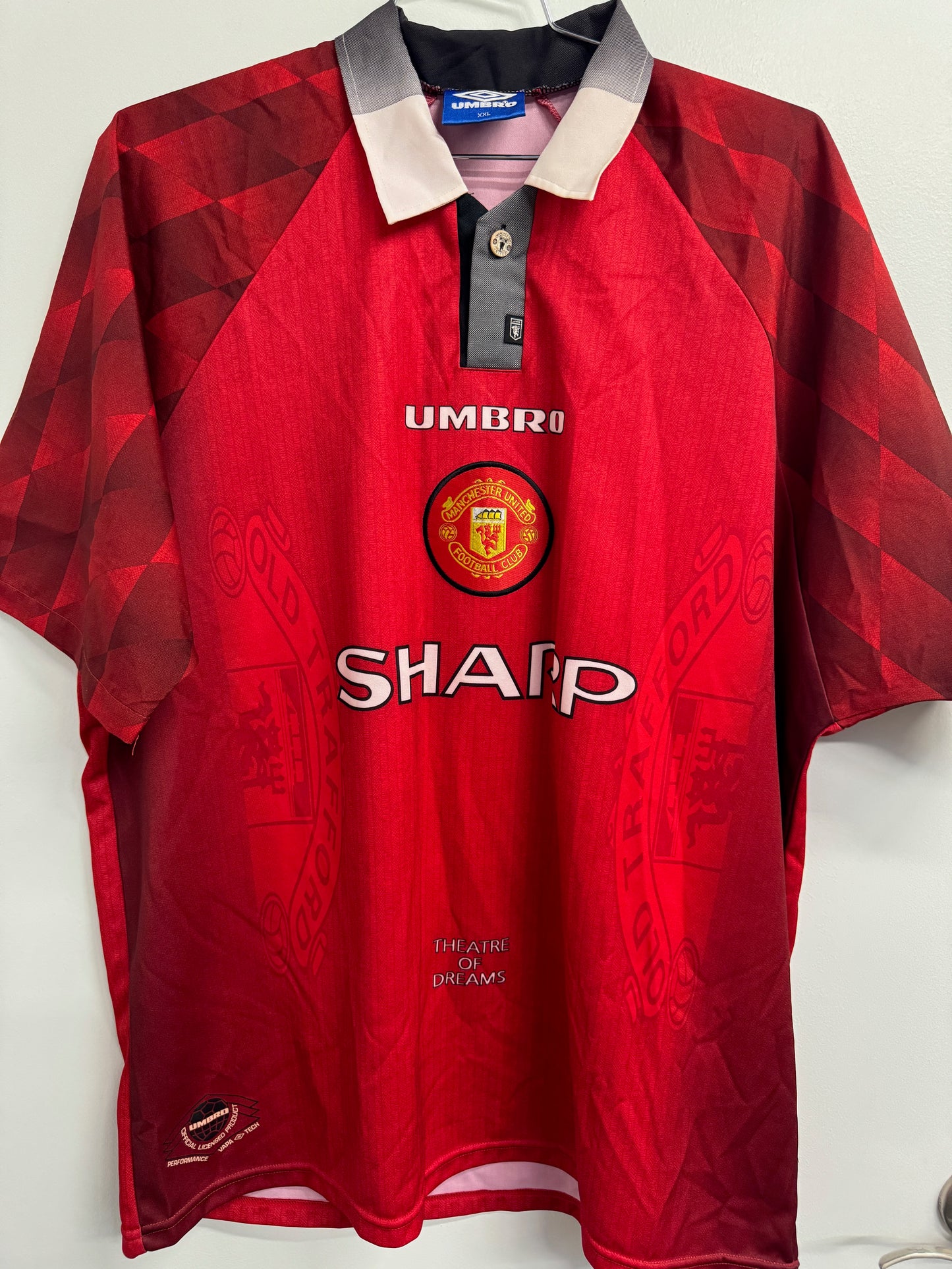 Manchester United 1996 Home Shirt - XXL