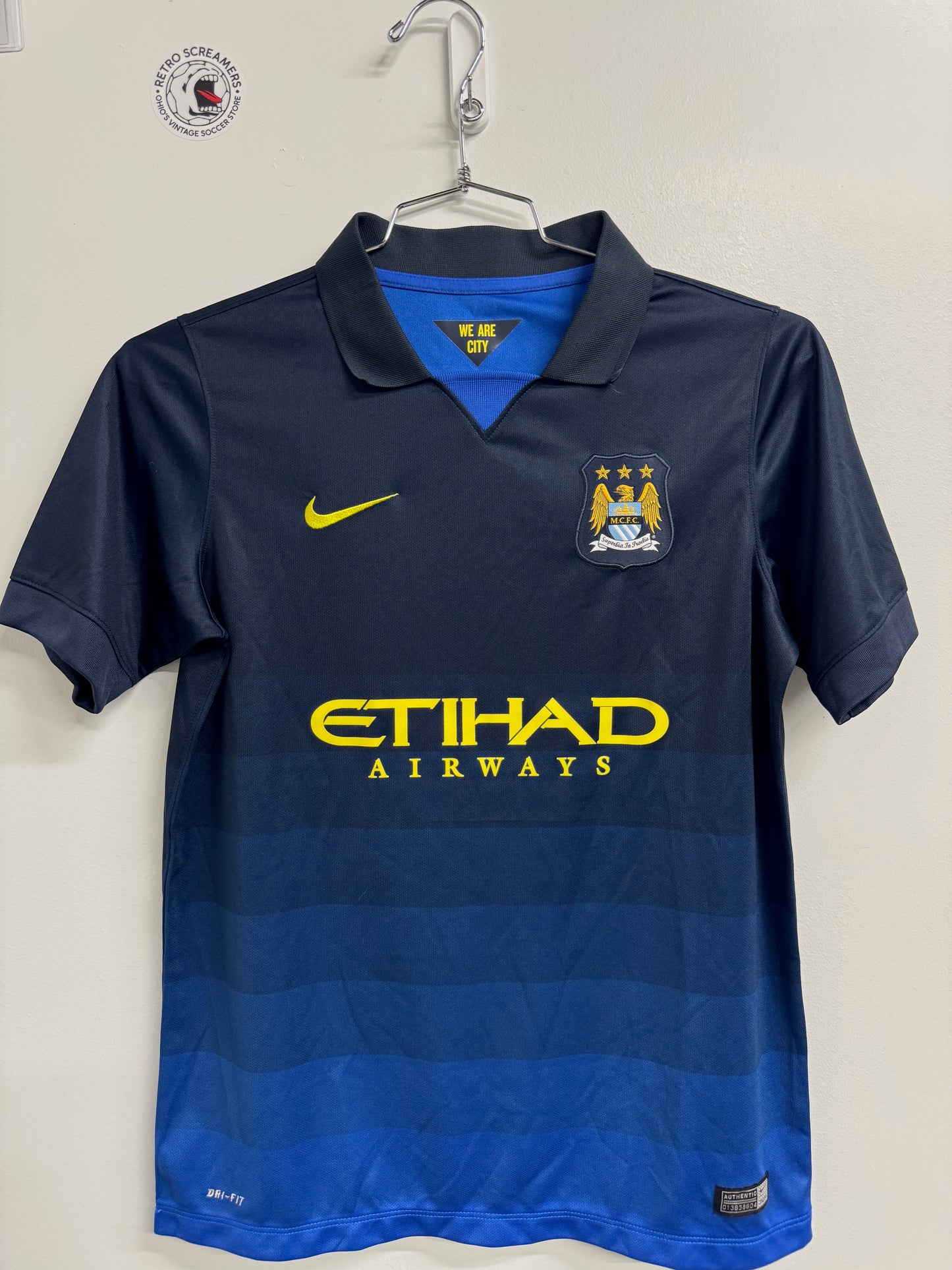 Manchester City 2014 Away Shirt - YXL
