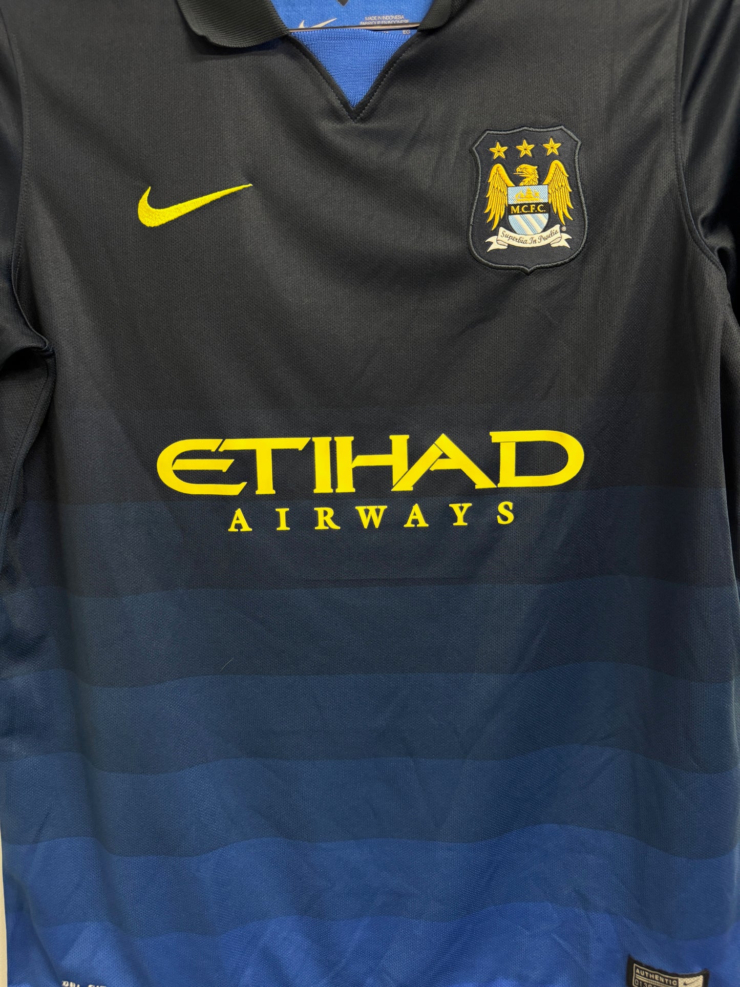 Manchester City 2014 Away Shirt - YXL