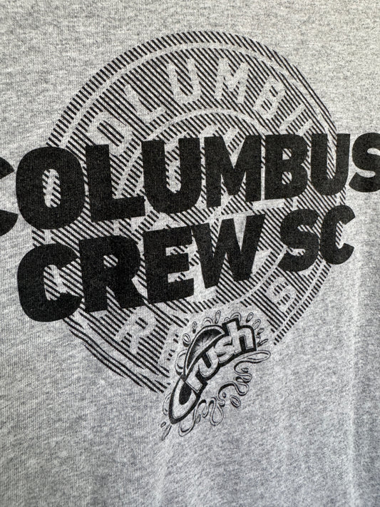 Columbus Crew 2010s Grey Crush Tee - L