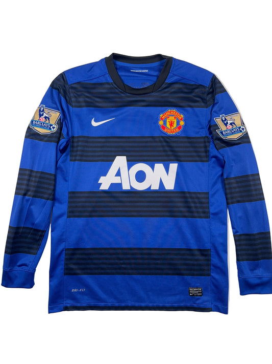 Manchester United 2011/13 Park Ji Sung #13 Longsleeve Away Shirt - M