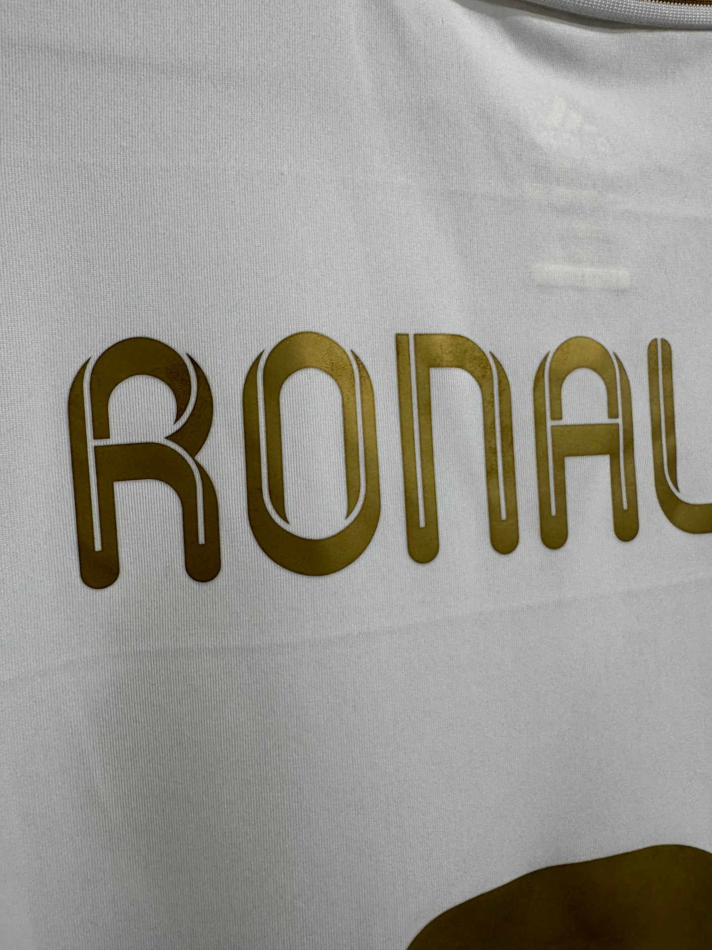 Real Madrid 2011 Ronaldo #7 Home Shirt w/ Patches - XL
