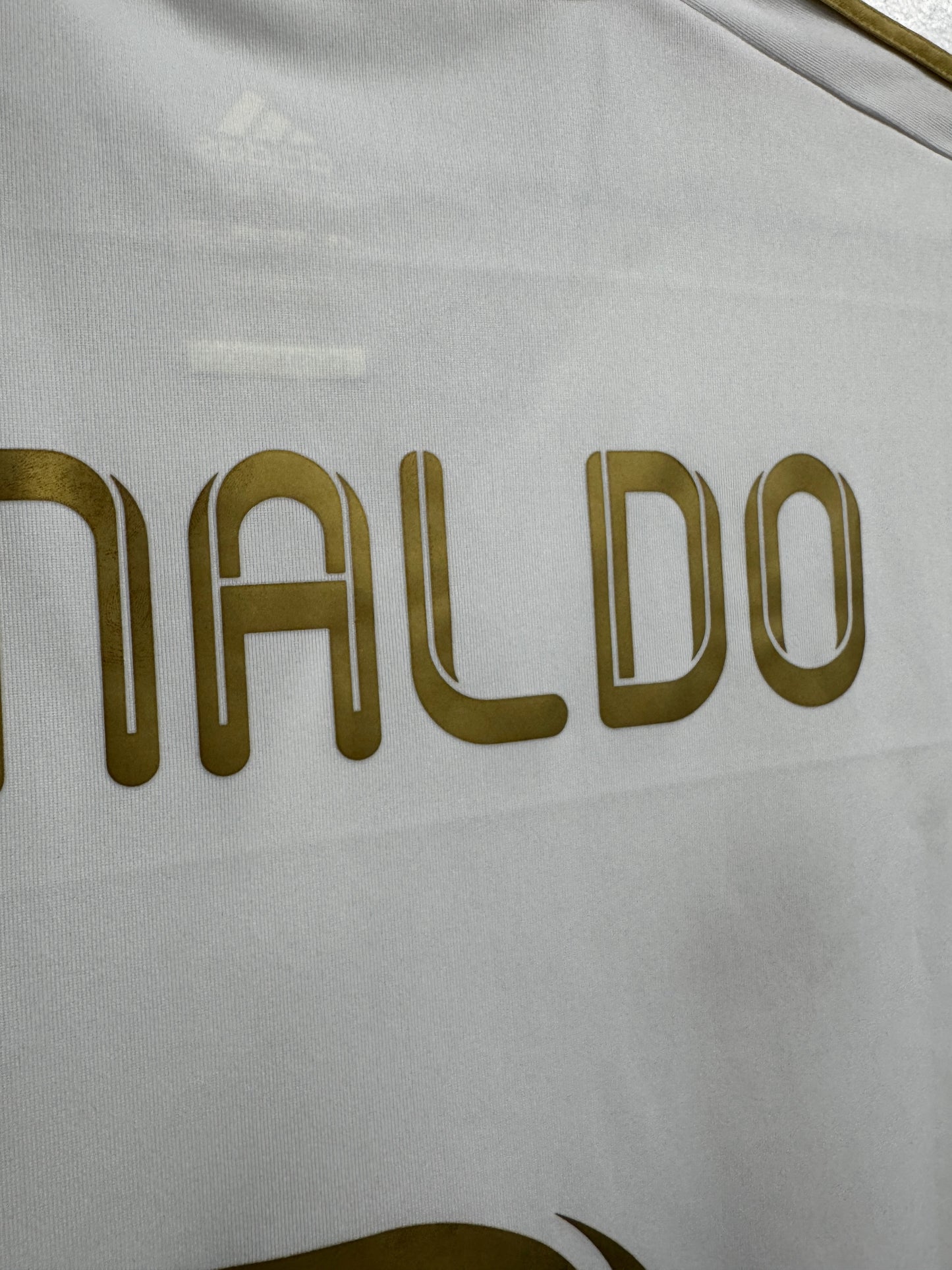Real Madrid 2011 Ronaldo #7 Home Shirt w/ Patches - XL
